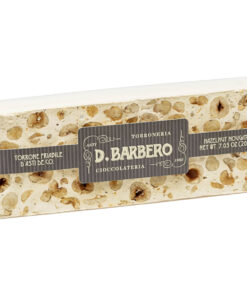 Stecche di torrone friabile con incarto trasparente Barbero 200g